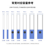 得力33509A4加厚档案盒25mm蓝色